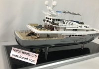 custom made model of 55m superyacht